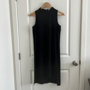 Spence Sleeveless Long Blouse Top - Black (S)